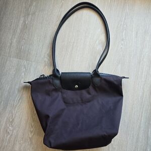 Longchamp Le Pliage Energy L Top Handle Bag Eggplant Color